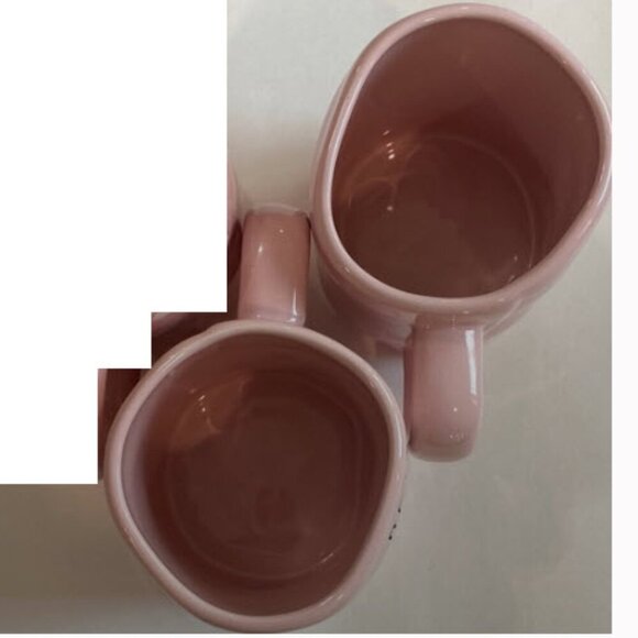 Rae Dunn Pink Mugs 2 Set - Picture 9 of 9
